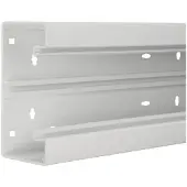 Hager BR6517017035 Brüstungskanal-Unterteil PVC frontrastend BR 68x170mm Oberteil 80mm in lichtgrau - 2 Meter