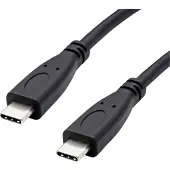 Secomp ROLINE GREEN USB 3.2 Gen 2 Kabel, USB C-C, ST/ST, 4K UHD-1, 10Gbit/s, Emark, 100W, schwarz, 1 m
