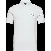 Giorgio Armani Exchange Herren Polo Shirt Elegance White : M Größe: M