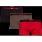 HUGO Planet 10249742 Red Boxershorts 3 Einheiten