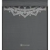 Gaiam DARK GREIGE MARRAKESH YOGAMATTE 5MM PRINTED