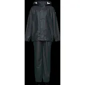 Color Kids Regenkleidung m. Träger - PU - Ebony - - 8 Jahre (128) - Regenkleidung