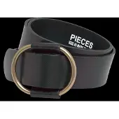 Pieces Damengürtel Pcpilja Leather Jeans Belt Noos 17076887 Schwarz
