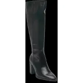 Wonders für Damen. M-5150_5121_5792 Schwarze Stiefel Treze (41), Leder, 3 bis 5 cm, Reißverschluss, Lässig