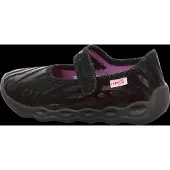 Superfit Ballerina Hausschuhe - Bubble - Schwarz - - 29 - Hausschuhe