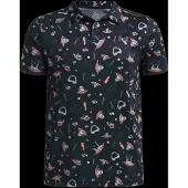 Under Armour Matchplay Printed Polo blue castlerock (410) XL