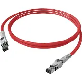 EasyLan VarioBoot Patchkabel Cat.6A, S/FTP, rot, 3 m