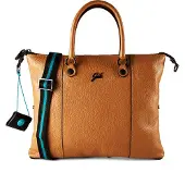 Gabs Leder Schultertasche G3 Plus TG Bull Black Shoulder Bag Camoscio hellbraun