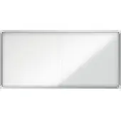 Nobo Premium Plus 27xa4 Blatt Magnetische Weißwand-innenvitrine Mit Schiebetür