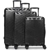 Redolz Essentials 18 Trolley Set 3-teilig Metallic Black schwarz 56cm