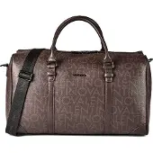 Valentino Henkeltasche "KING RE" Herren Reisetasche, Dufferbag mit Allover-Logoprägung