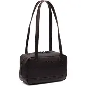 The Chesterfield Brand Leder Schultertasche Fenno Shoulder Bag Brown dunkelbraun