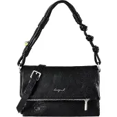 Desigual Handtasche Schultertasche Sierra Murano Schwarz Leder Damen