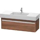 Duravit Waschtischunterschrank Ketho 120x45,5cm, Nussb Nat, 1 Ausz., wandhängend
