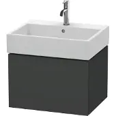 Duravit L-Cube Waschtischunterbau wandhängend, 1 Auszug, 584x394x459mm, LC617504949, Farbe: Graphit Matt Dekor