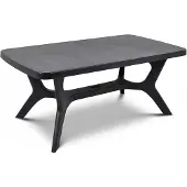 Allibert Baltimore Gartentisch Graphitgrau