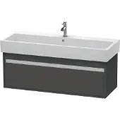 Duravit Waschtischunterschrank Ketho 115x44cm, graph ma, 1 Ausz., wandhängend