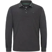 Jan Vanderstorm Langarm-Poloshirt ELLIS Herren 1362 dunkelgrau 60/62