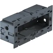 OBO 6288579 Geräteeinbaudose 3-fach für Modul 45 51x76x160 Polyamid eisengrau RAL 7011 71GD9-2