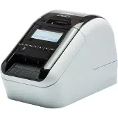 Brother QL-820NWB Etikettendrucker USB & WLAN, zweifarbig (Schwarz/Rot), tintenlos, Abschneideeinheit