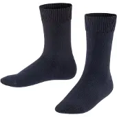 Falke Comfort Wool Kinder Socken, 23-26, Blau, Uni, Schurwolle