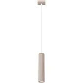 Sollux Pendelleuchte KARBON 1 taupe 1xGU10 10W Aluminium 118x8x8cm