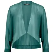 Vera Mont Blusenjacke ohne Verschluss in Dark Emerald | Gr.: 50