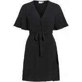 Vila Kurzes Kleid Mit V-ausschnitt
