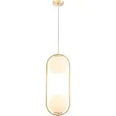 Toolight Hängeleuchte G134-2Cp Gold 17,5X17,5X47Cm