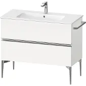 Duravit Waschtischunterschrank wandhängend Sivida 101x59,1x47,7cm, 2 Schub., w ma, Gr. chr