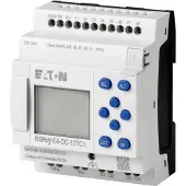 Eaton Power Quality Eaton 197213 Steuerrelais, erweiterbar, vernetzbar (Ethernet), 24 V DC, digital: 8, davon analog nutzbar: 4, Ausgänge Anzahl: Transistor: 4