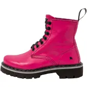 Art für Damen. 1116612O8003_043 Lederstiefeletten 1166 rosa (37), Wohnung, Schnürsenkel, Lässig