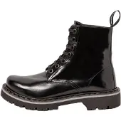 Art Unisex. 111661401003_001 Leder-Stiefeletten 1166 Marina schwarz (36), Wohnung, Schnürsenkel, Lässig