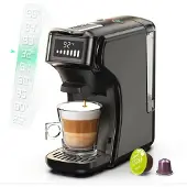 HiBREW 5-in-1 Kapselkaffeemaschine H1B-black (schwarz)