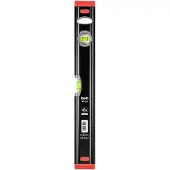 Kwb Aluminium-Wasserwaage 40 cm, stoßfeste Libelle, 0,5 mm/m Genauigkeit, VPA-Ge