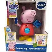 Vtech Spielfigur "Peppa Pig - Reaktionsspaß", bunt, Spielfiguren, KinderB:13,8cm H:17,2cm T:10,2cm, Kunststoff, Spielfigur, mit Licht und Sound, B:13,8cm H:17,2cm T:10,2cm