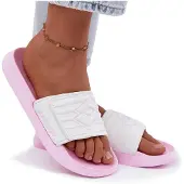 Lotto Badesandale , Damen, Gr. 38, rosa (rose, weiß), Synthetik, Schuhe Badesandale, mit praktischem Klettverschluß