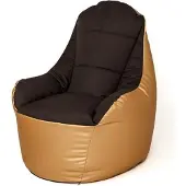 Go Gift Sack Sako Boss gold-brown XXL pouffe 140 x 90 cm
