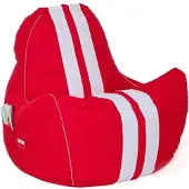 Go Gift Ferrari red-white XXL 140 x 100 cm Sako bag pouffe