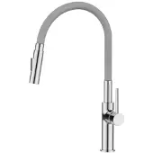 SAT Küchenarmatur, flexibel, grau, 2 Funktionen SATBSD290S2F