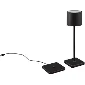 TRIO LED-Tischleuchte Fernandez, Dimmer und CCT schwarz