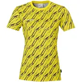 Uhlsport Trainingsshirt "Trainings-T-Shirt Progressive 28 Women", Damen, Gr. S, gelb (limonengelb), Obermaterial: 100% Polyester Pol. recyc.., Shirts Trainingsshirt