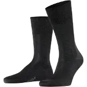 Falke Tiago Herren Socken, 47-48, Grau, Uni, Baumwolle