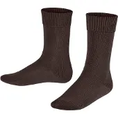 Falke Comfort Wool Kinder Socken, 39-42, Braun, Uni, Schurwolle
