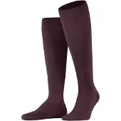 Falke ClimaWool Herren Kniestrümpfe, 47-48, Rot, Uni, Wolle
