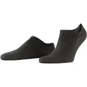 Falke ClimaWool Herren Füßlinge, 39-40, Grau, Uni, Schurwolle