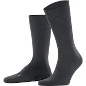 Falke Sensitive New York Herren Socken, 47-50, Grau, Uni
