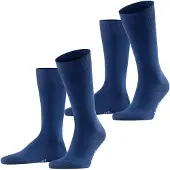 Falke Socken Happy Herren Royal Blue (2er-Pack)-Schuhgröße 43 - 46