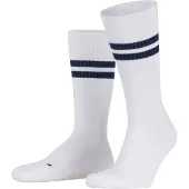 Falke Socken "Dynamic", Kinder, Gr. 37-38, 2000, weiß, Obermaterial: 81% Baumwolle, 16% Polyamid, 3% Elasthan, gestreift, Socken Socken, für Kinder, mit sportlichem Tennis-Design