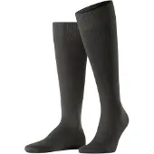 Falke Energizing Cotton Herren Kniestrümpfe, 39-40, Braun, Uni, Baumwolle